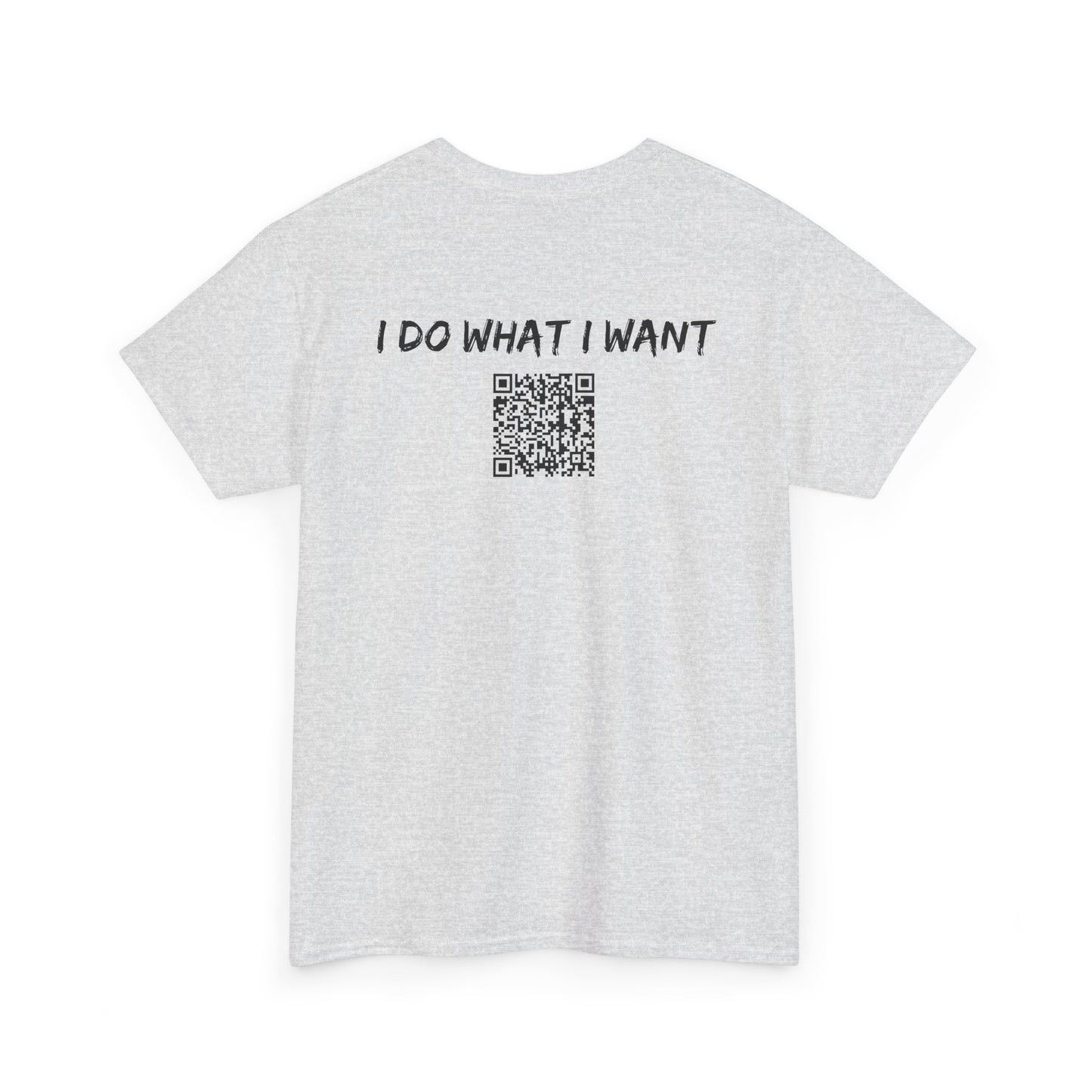 Life is Too Short - I Do What I Want - Barcode Surprise Tee Shirt - Cute Puppy
