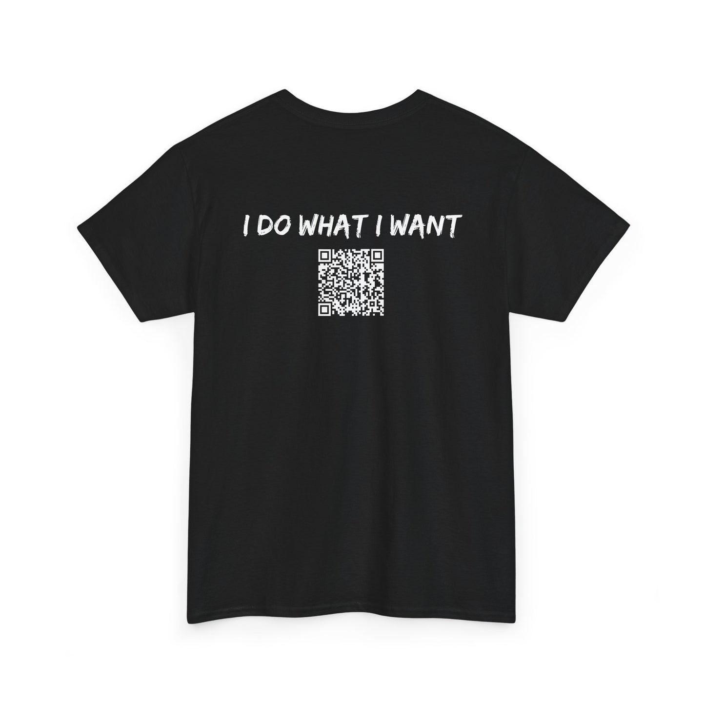 Life is Too Short - I Do What I Want - Barcode Surprise Tee Shirt - Cute Puppy