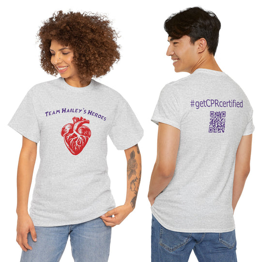 Team Hailey's Heroes Get CPR Certified Tee Shirts