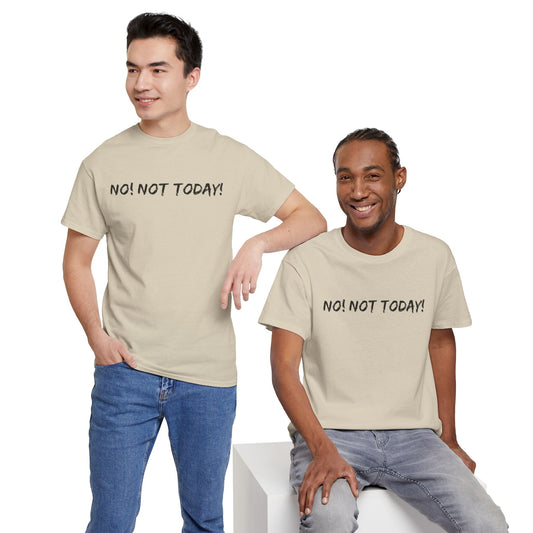 No! Not Today - I Do What I Want - Barcode Surprise Tee Shirt - Cute Kitten