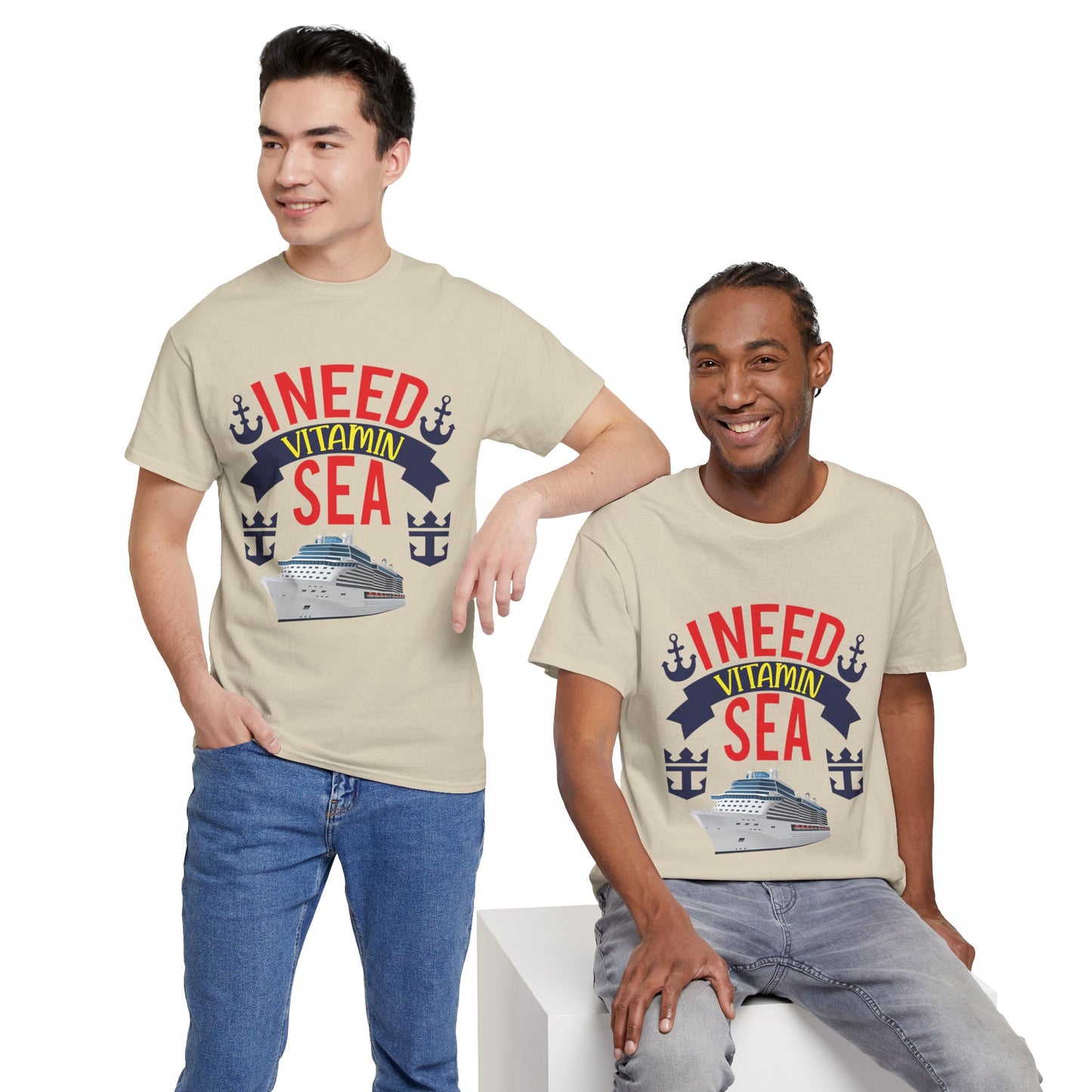 I Need Vitamin Sea - Tee Shirt for Cruise Lovers