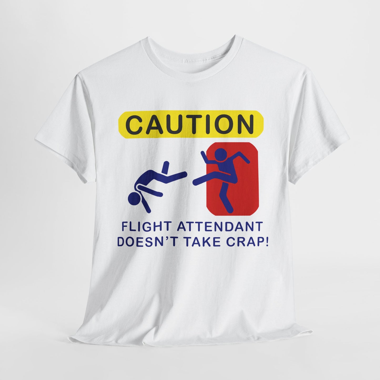 Caution - Flight Attendant Doesn't Take Crap
