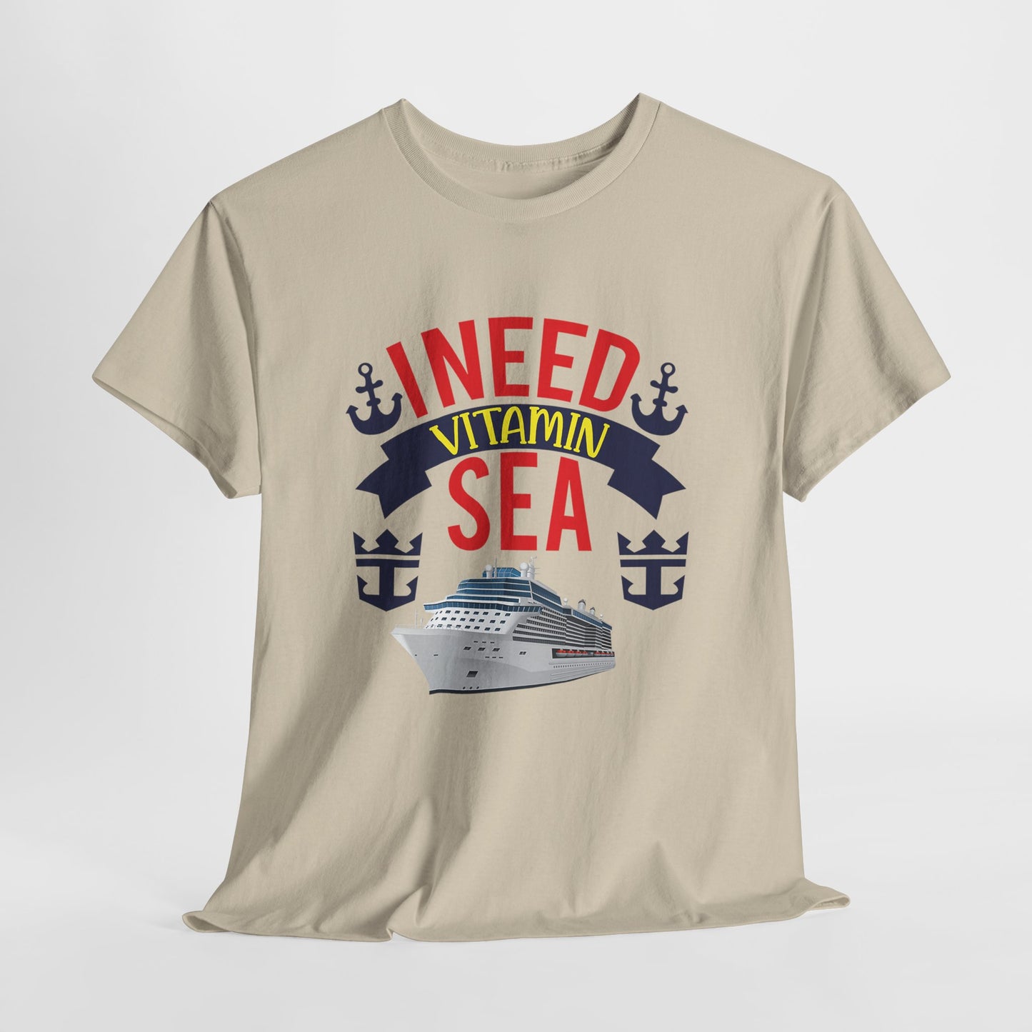I Need Vitamin Sea - Tee Shirt for Cruise Lovers