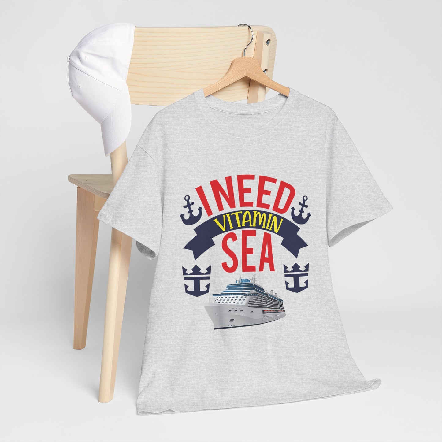 I Need Vitamin Sea - Tee Shirt for Cruise Lovers