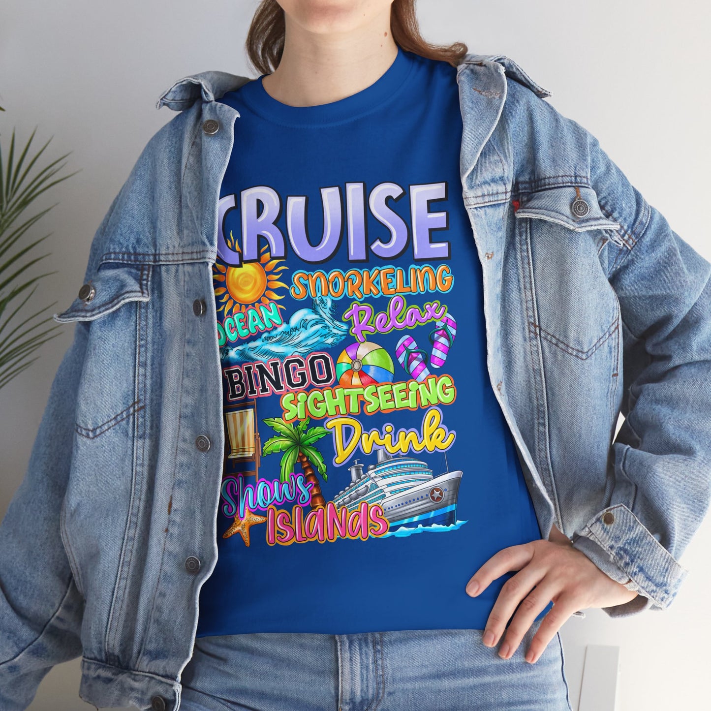 CRUISE - Relaxing, Snorkeling, Bingo and much more - Tee Shirt