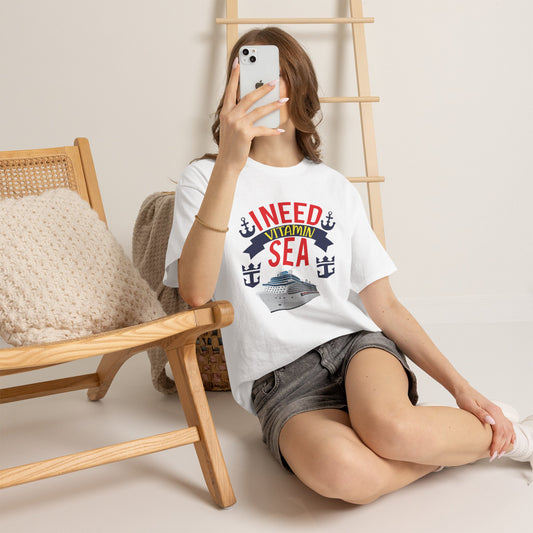 I Need Vitamin Sea - Tee Shirt for Cruise Lovers