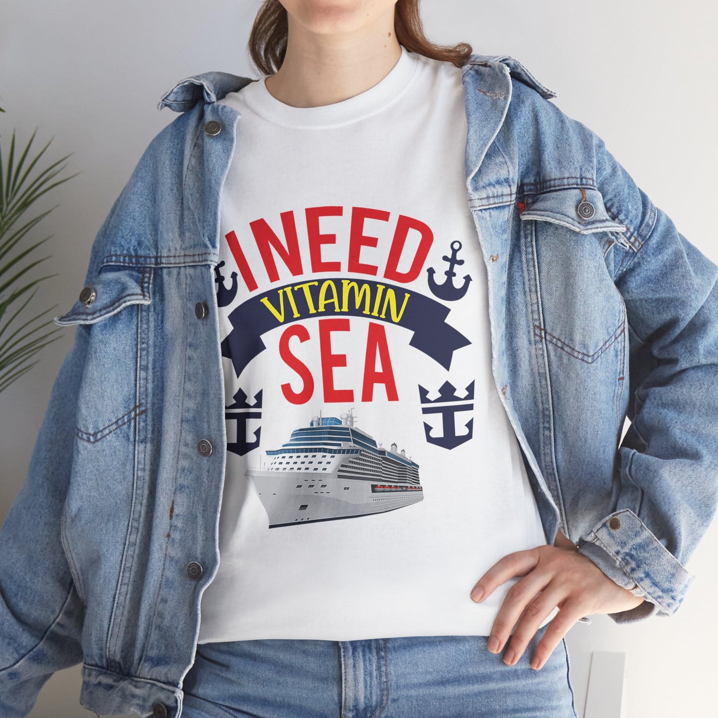 I Need Vitamin Sea - Tee Shirt for Cruise Lovers