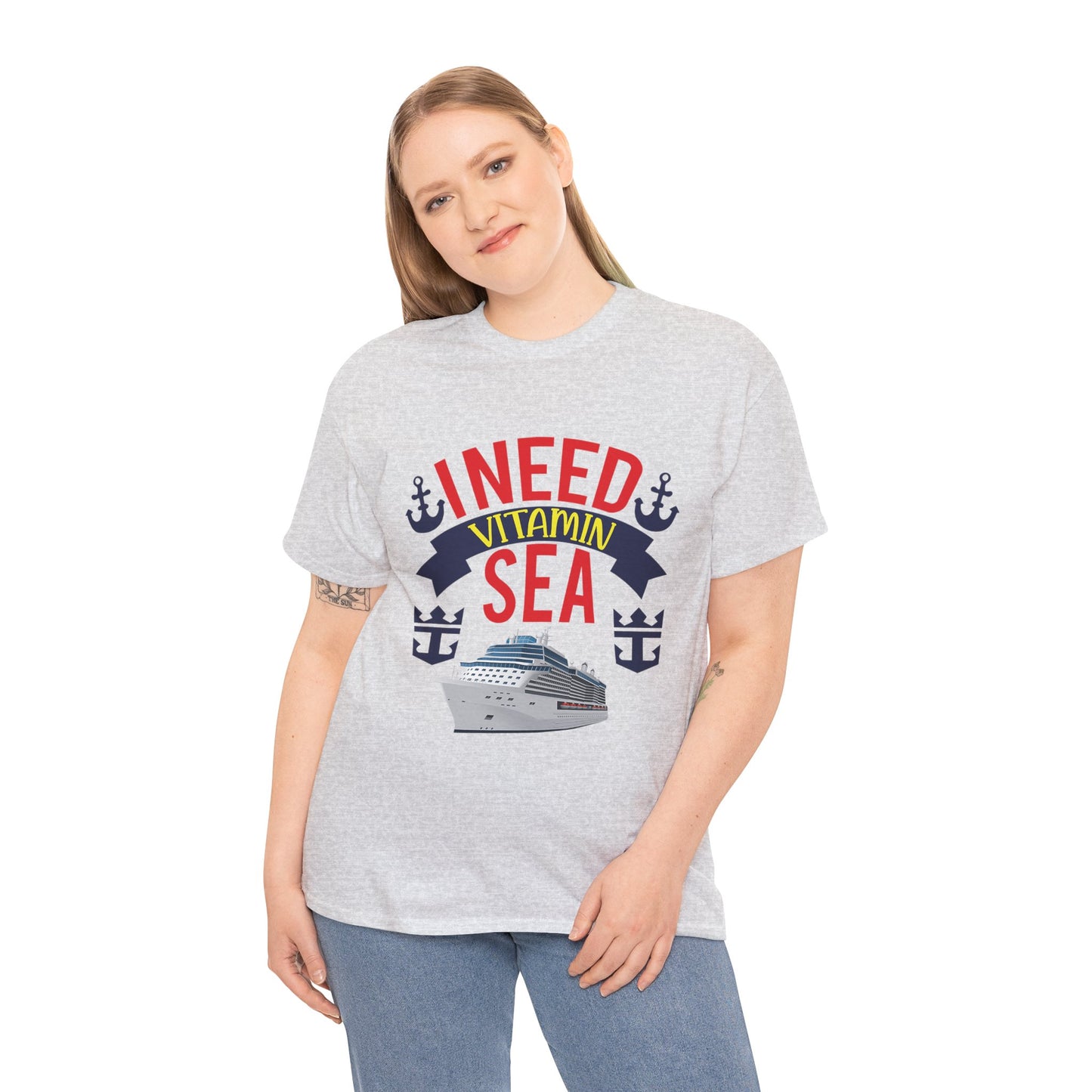 I Need Vitamin Sea - Tee Shirt for Cruise Lovers