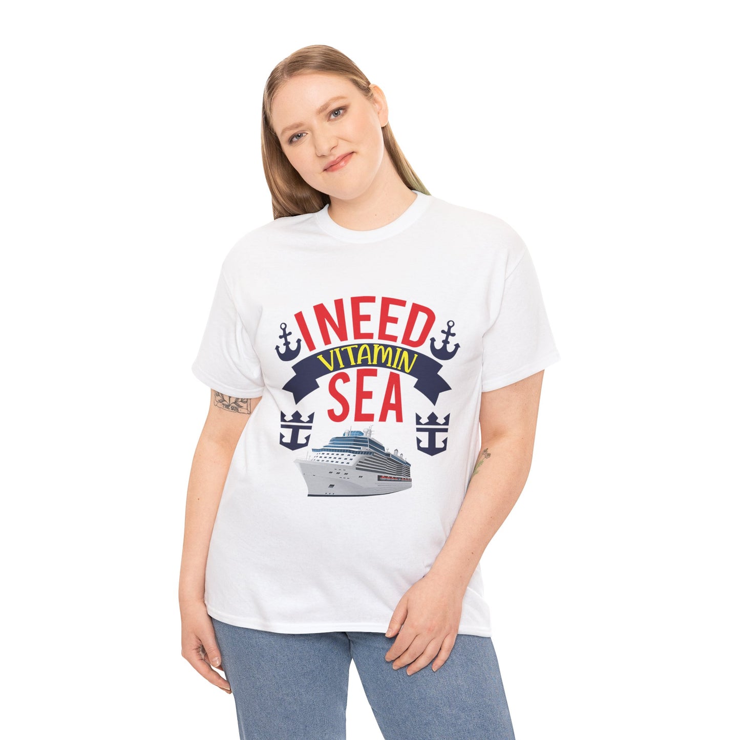 I Need Vitamin Sea - Tee Shirt for Cruise Lovers
