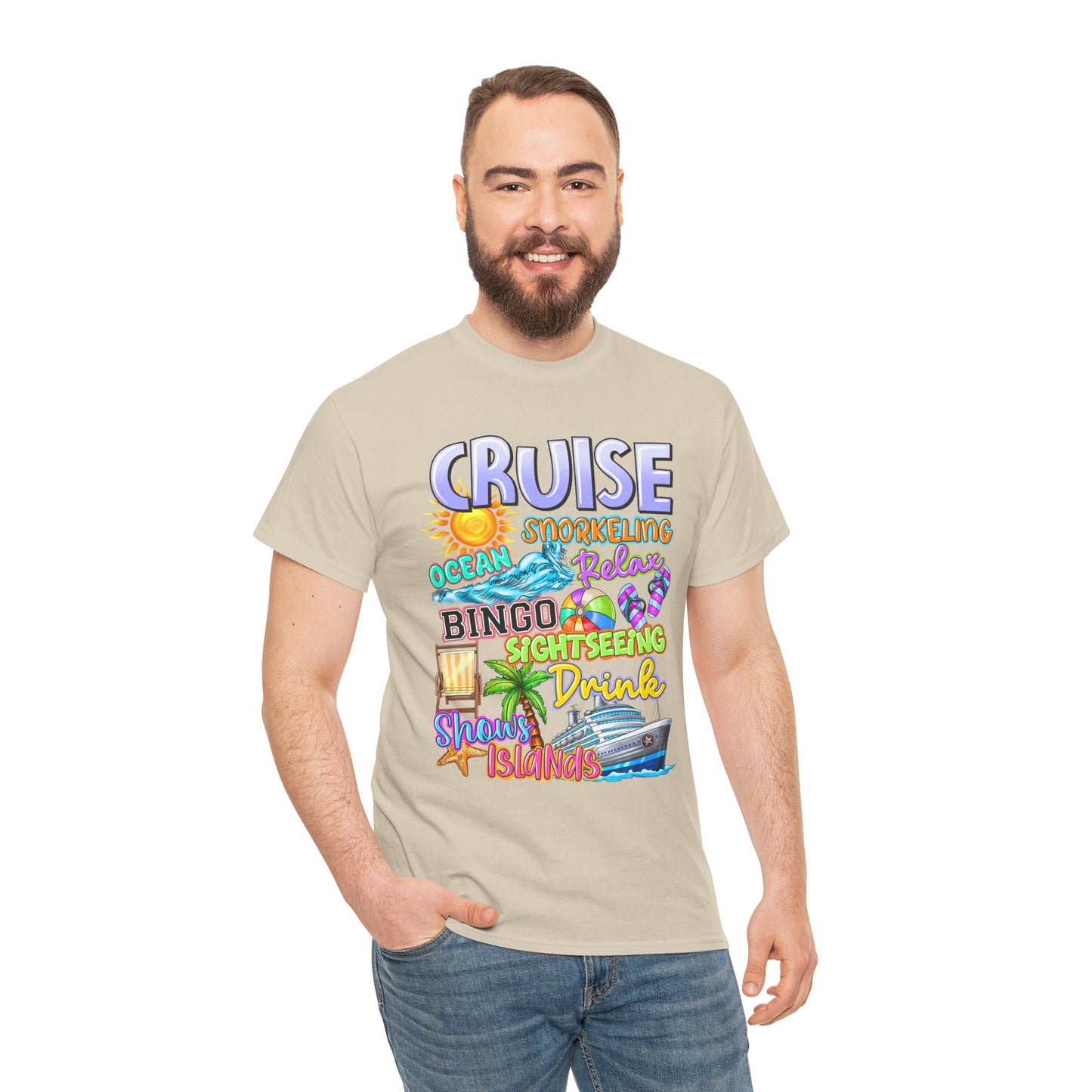 CRUISE - Relaxing, Snorkeling, Bingo and much more - Tee Shirt