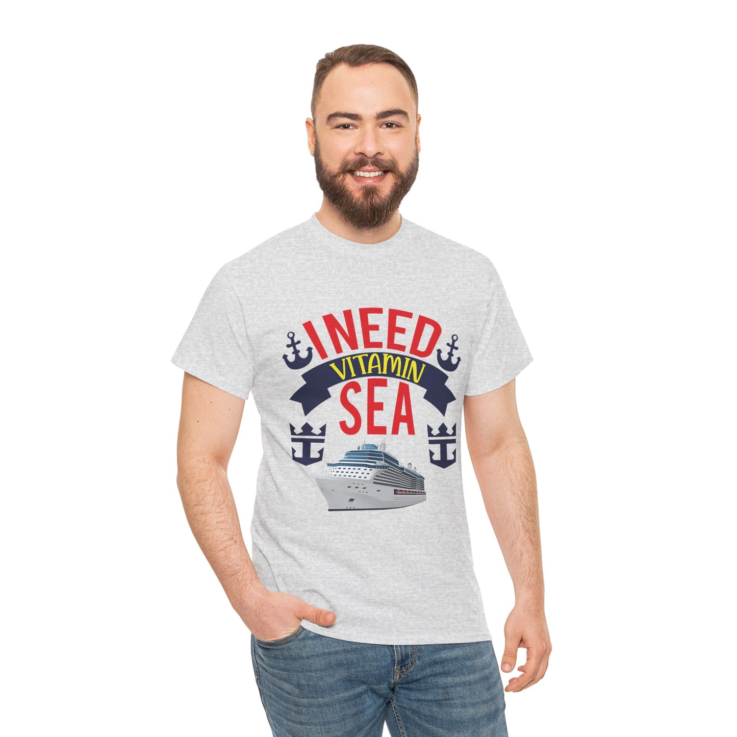 I Need Vitamin Sea - Tee Shirt for Cruise Lovers