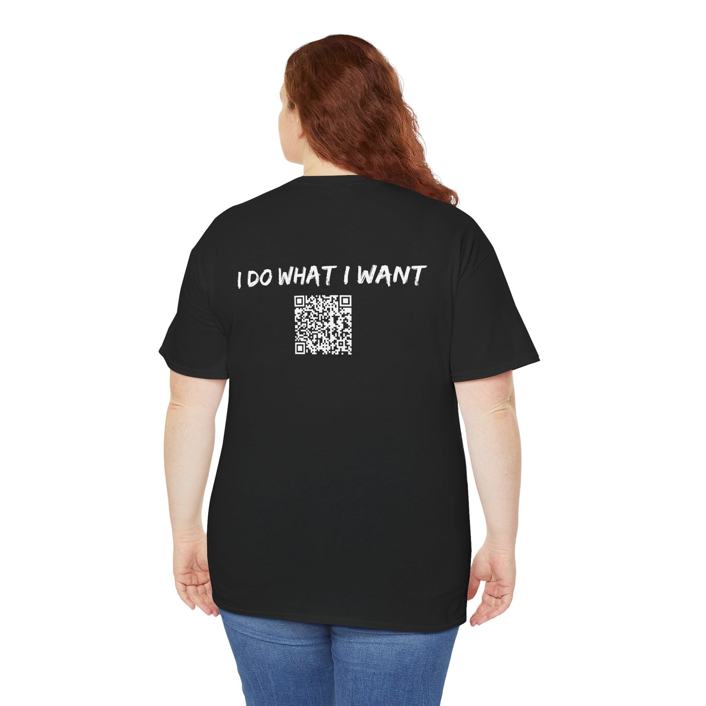 Life is Too Short - I Do What I Want - Barcode Surprise Tee Shirt - Cute Puppy