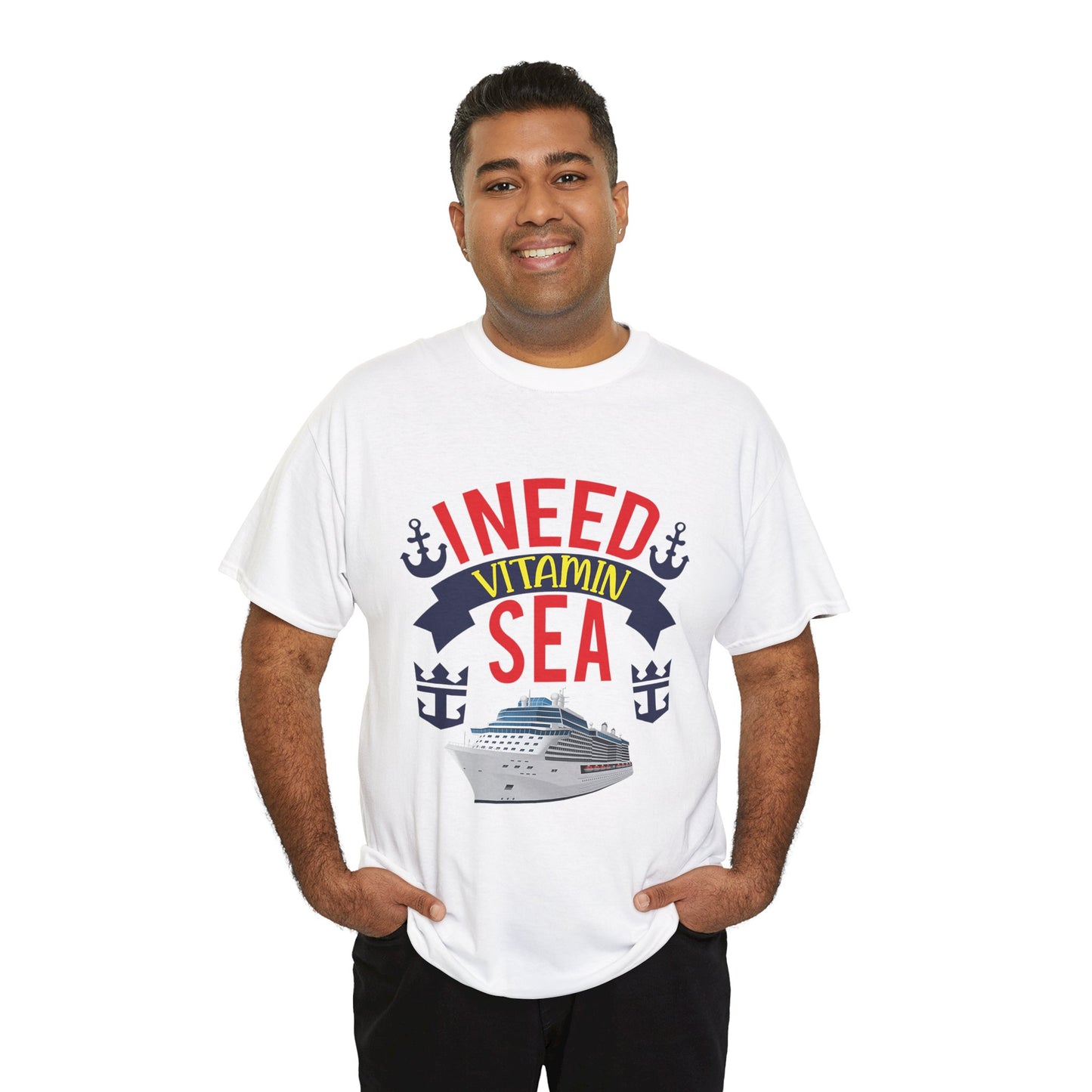 I Need Vitamin Sea - Tee Shirt for Cruise Lovers