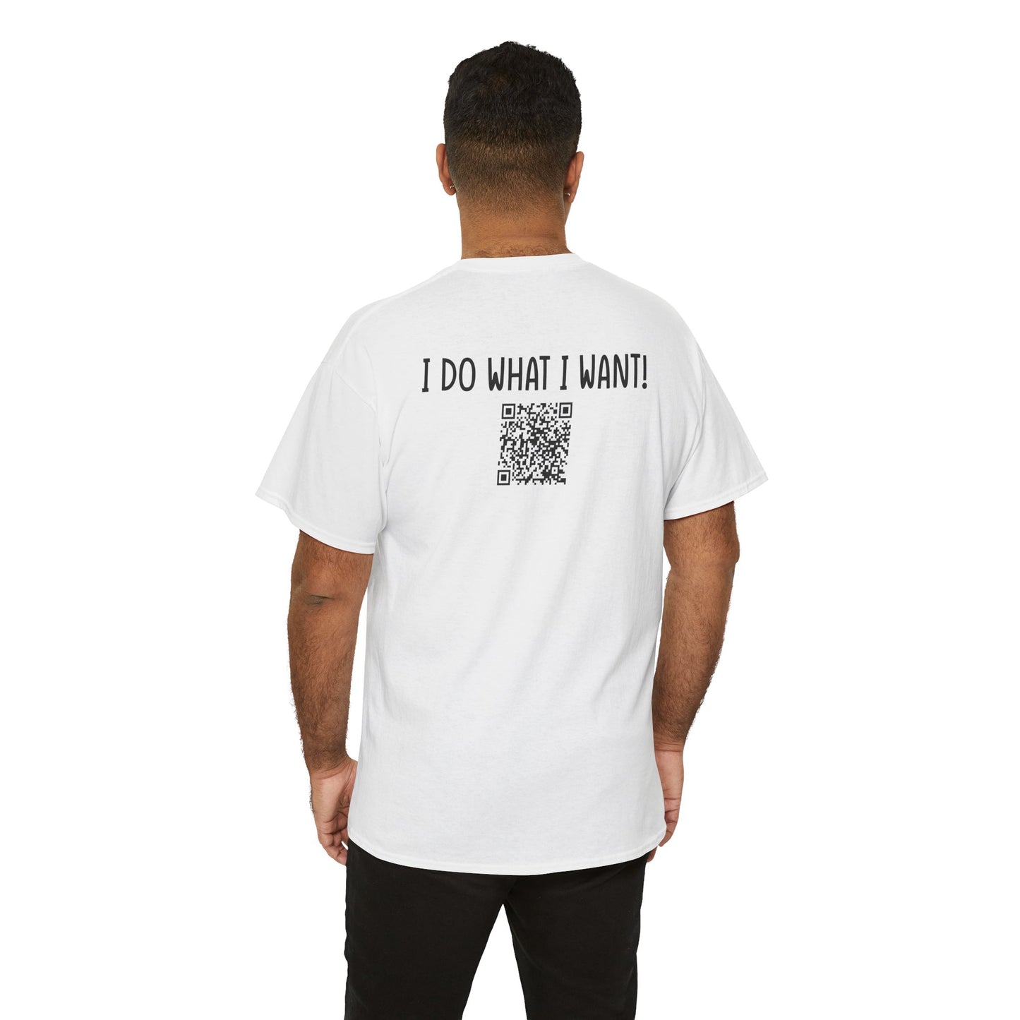 Ask me if I care. - I Do What I Want - Barcode Surprise Tee Shirt - Cute Kitten